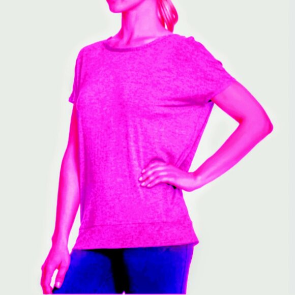 Women's Gaiam Backless Workout Ellie Tunic Yoga Top - Picture 4 of 12